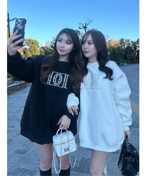 Darich（ダーリッチ） トレーナー スウェット DDロゴビジュー