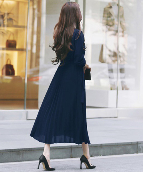 Girly Doll（ガーリードール） ワンピース ウエストリボン プリーツ