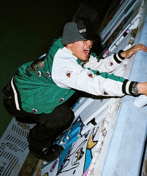 SANTASTIC!⁄サンタスティック 1周年記念スタジャン 井上三太 SANTASTIC