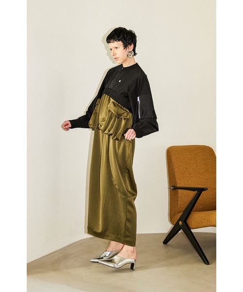 OMMO（オーエムエムオー） MA-1 DOCKING SHORT TOPS レディース