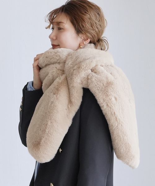 reca（レカ） ストール マフラー ファーケープ レディース : ZOZOTOWN
