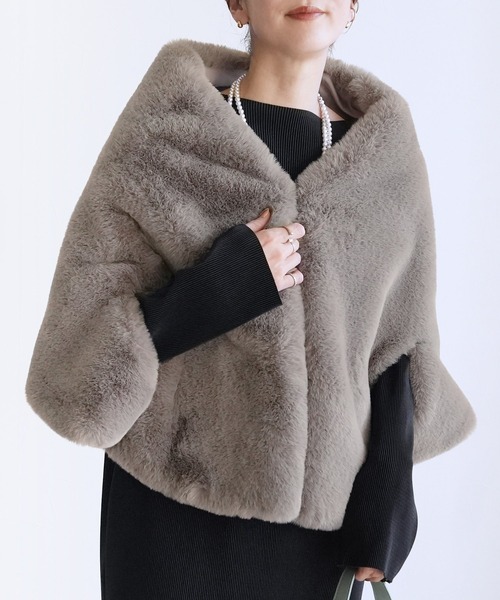 reca（レカ） ストール マフラー ファーケープ レディース : ZOZOTOWN