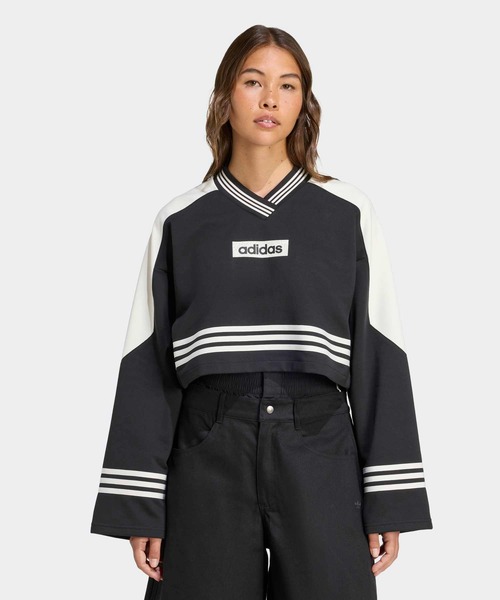 adidas（アディダス） トレーナー スウェット ブロッキング クルー