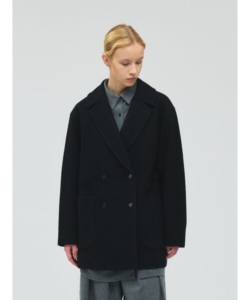 mizuiroind（ミズイロインド） ピーコート pコート ダブルブレスト