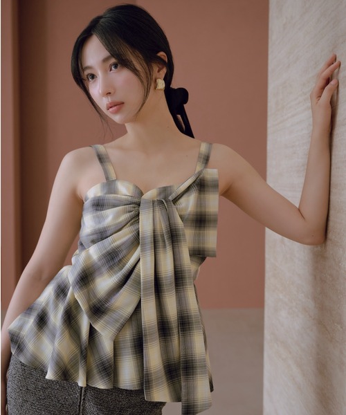 FRAY I.D（フレイ・アイディー） キャミソール オンブレラメチェック