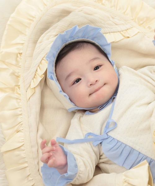 SweetMommy（スウィートマミー） おくるみ 6重ガーゼフリルおくるみ