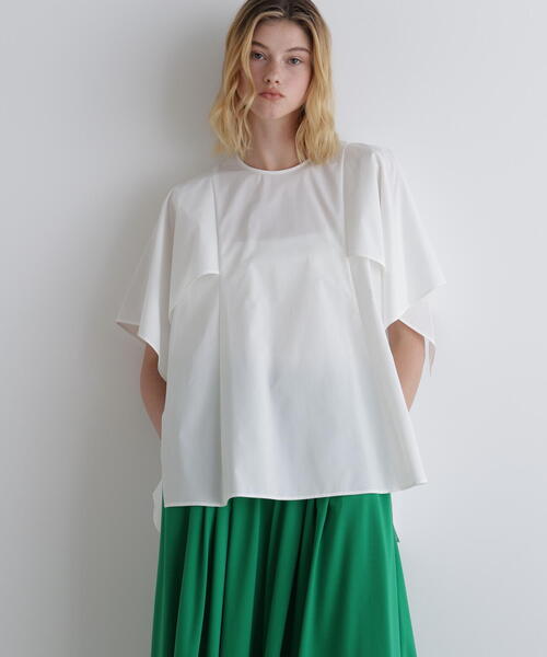 LE PHIL（ル フィル） ブラウス シャツ SOLOTEXブロードブラウス