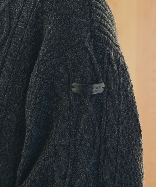THE CRAFT CREW PRODUCTS カーディガン ウォッシャブル ケーブルニット