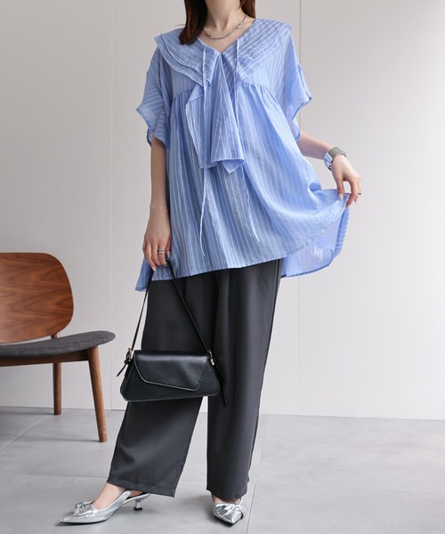 sakishimatokyo チュニック ビックカラーチュニック : ZOZOTOWN Yahoo