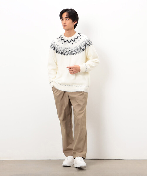 COMME CA ISM（コムサイズム） セーター ニット フェアアイル柄