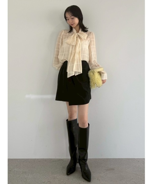 FRAY I.D（フレイ・アイディー） ブラウス シャツ ビッグボウタイ