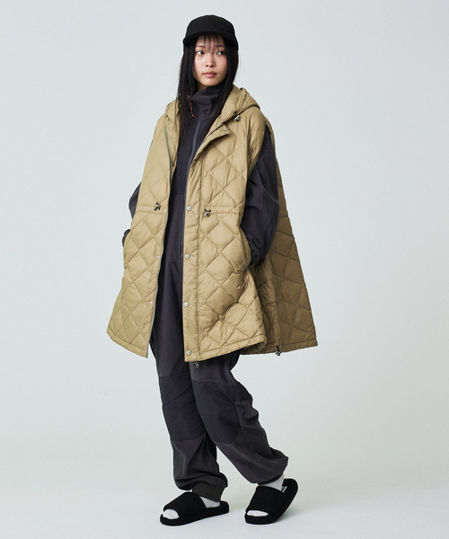 TAION（タイオン） ブルゾン アウター 「TAION / タイオン」ポンチョ型