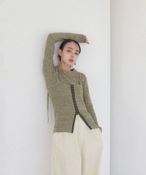 LIAN（リアン） アンサンブル ホックビスチェセットニット : ZOZOTOWN