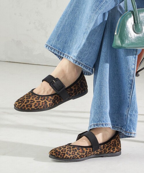 SHIPS（シップス） バレエシューズ パンプス MACARENA: レオパード