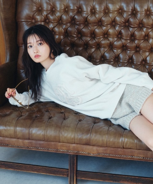 SNIDEL（スナイデル） トレーナー スウェット 「WEB限定/ボア