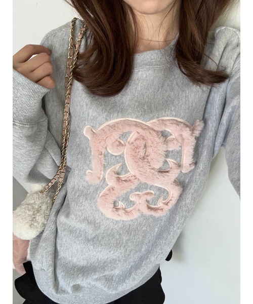 SNIDEL（スナイデル） トレーナー スウェット 「WEB限定/ボア