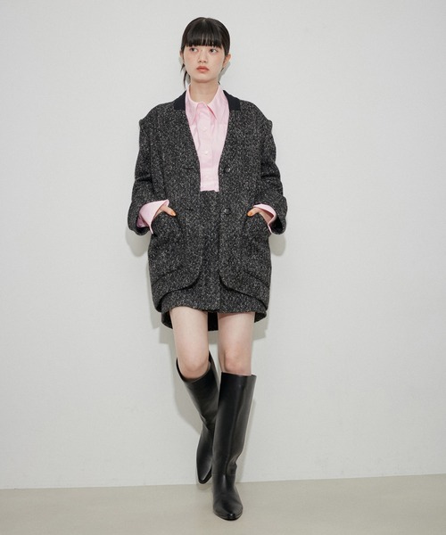 ADAM ET ROPE'（アダムエロペ） ブーツ 「撥水」インヒールロング