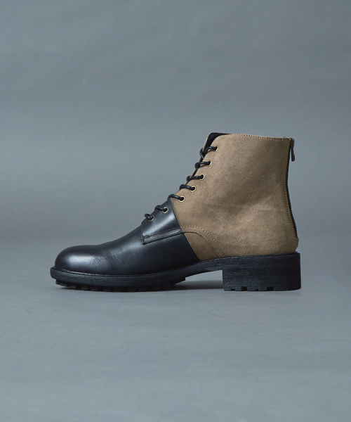 alfredoBANNISTER（アルフレッドバニスター） ブーツ ベロア切替