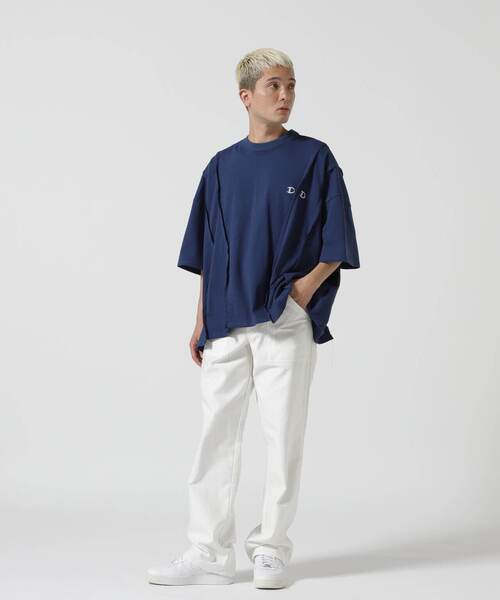 DISCOVERED（ディスカバード） tシャツ 別注DOCKING WIDE S/S TEE