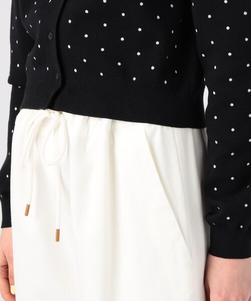 CABaN（キャバン） カーディガン コットンカシミヤ ドットジャカード