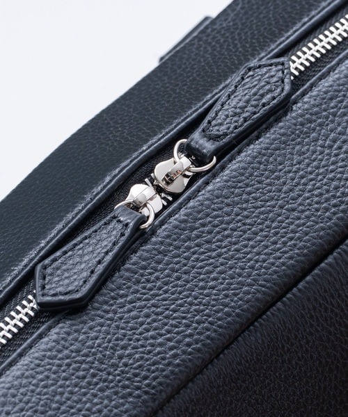 MURA（ムラ） ビジネスバッグ 大容量12L ダブルジッパー シュリンク