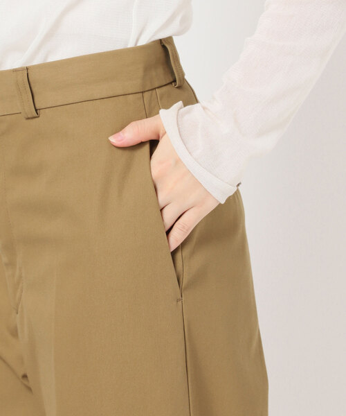 plage（プラージュ） チノパン T/C wide chinos パンツ レディース