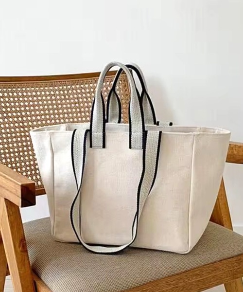 トートバッグ 「 ammy. / エイミードット 」 バイカラー ハンドル