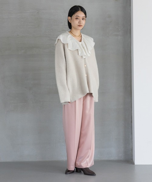 A part by（アパートバイ） カーディガン CNラクーンコンVカーディガン