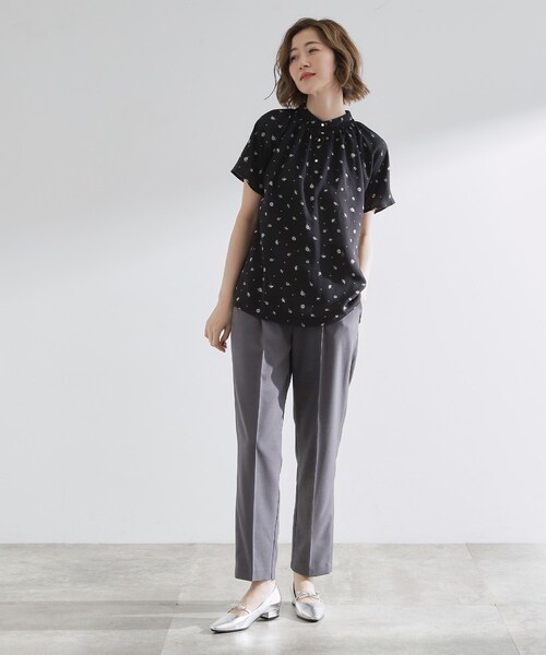 grove（グローブ） ブラウス シャツ 「さらりと着られる/二の腕カバー