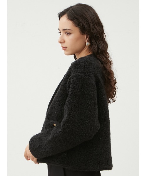 Mila Owen（ミラオーウェン） ノーカラージャケット 1 レッド