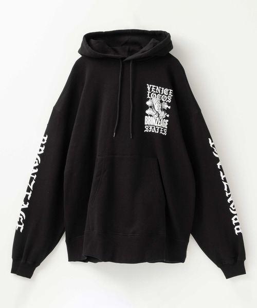 パーカー BRONZE AGE ブロンズエイジ ハンドロゴビッグプルパーカー