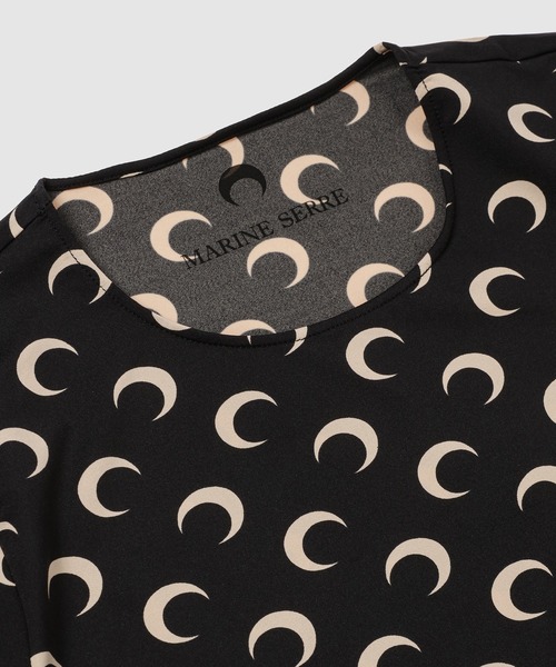 MARINE SERRE（マリーンセル） tシャツ MOON PRINTED JERSEY LS