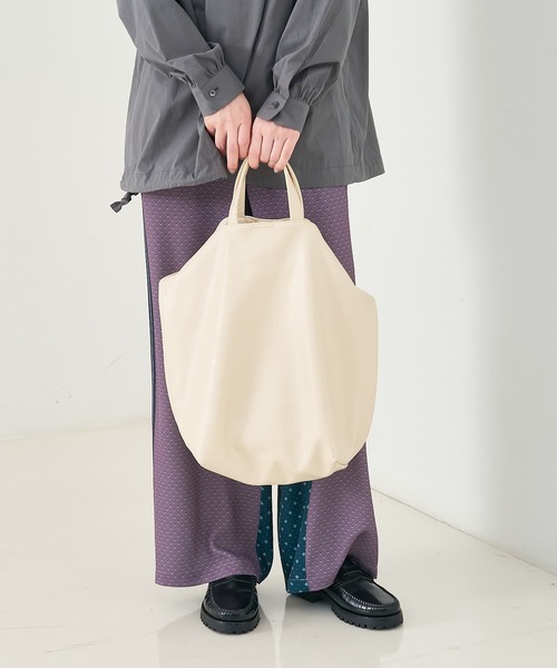 collex（コレックス） トートバッグ 2WAY底マチワイド レザーライク