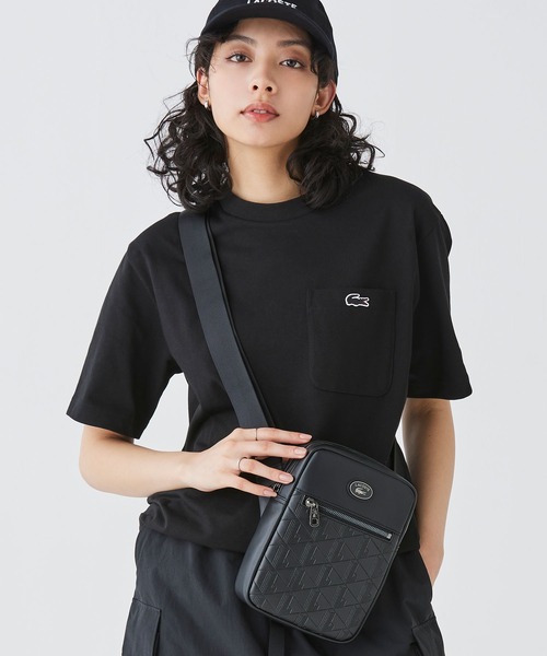 LACOSTE（ラコステ） ショルダーバッグ NOMOGRAMME スプレットレザー