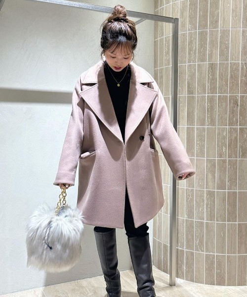 anuans（アニュアンス） ステンカラーコート ミドルスケールコート