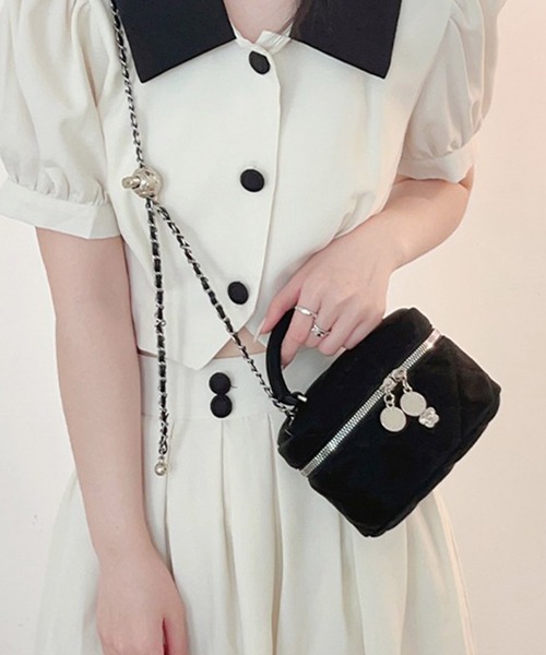 ショルダーバッグ バッグ キルティングバニティショルダー