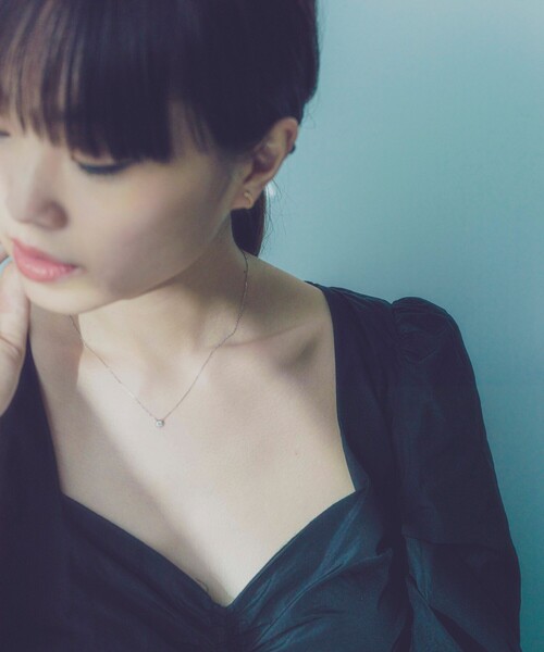 ete（エテ） ネックレス PT900/850 ダイヤモンド 0.2ct ネックレス