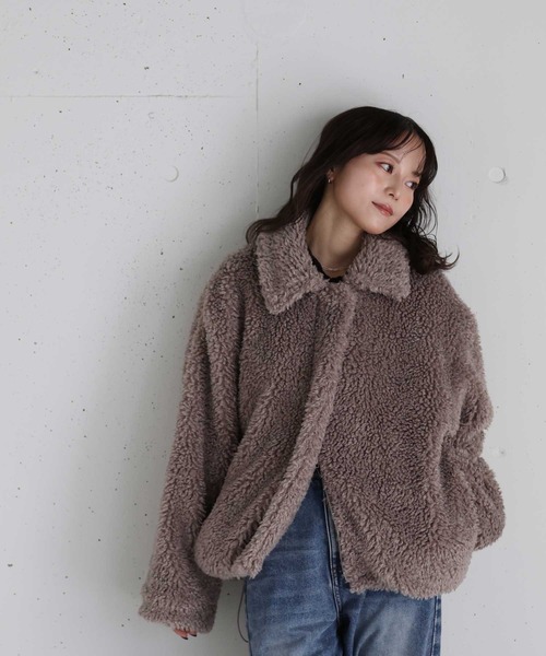 Reurie'（レウリィ） コート アウター オリジナルダブルジップファー