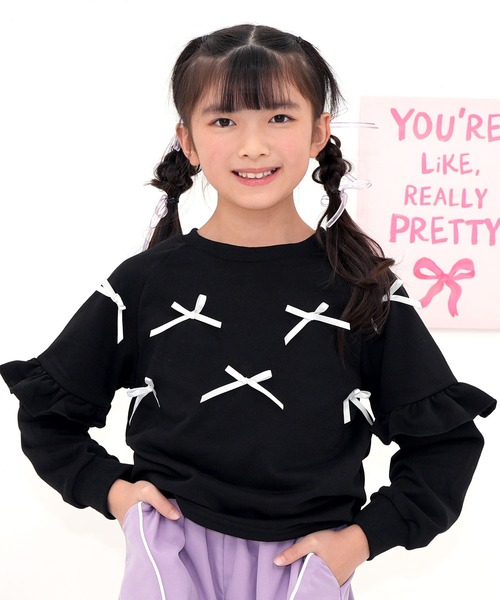 Bee des Bee tシャツ リボン付きトップス キッズ 子供服 女の子