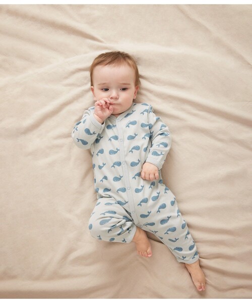 PETIT BATEAU（プチバトー） ベビー服 ロンパース 足なしロンパース