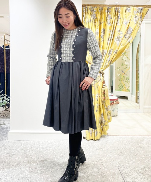 Chesty（チェスティ） ワンピース ツイードグレースワンピース