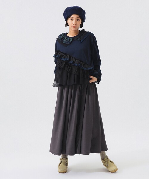 TORI-TO フリルブラック(センターフリル、襟フリル無し) TORI-TO