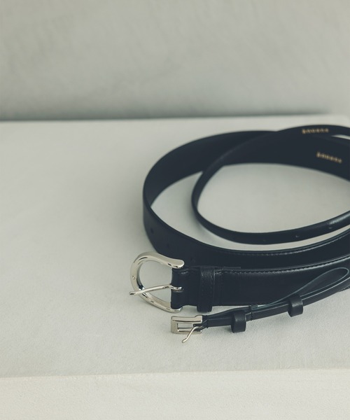 anuans（アニュアンス） ベルト ワイドレザーベルト レディース