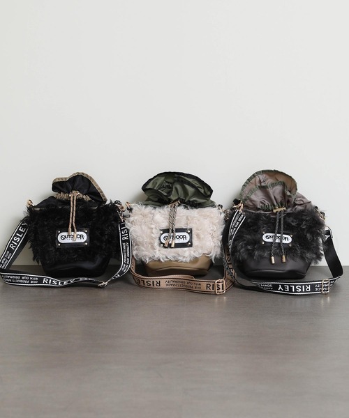 ショルダーバッグ バッグ バケツ型ファーBAG レディース : ZOZOTOWN