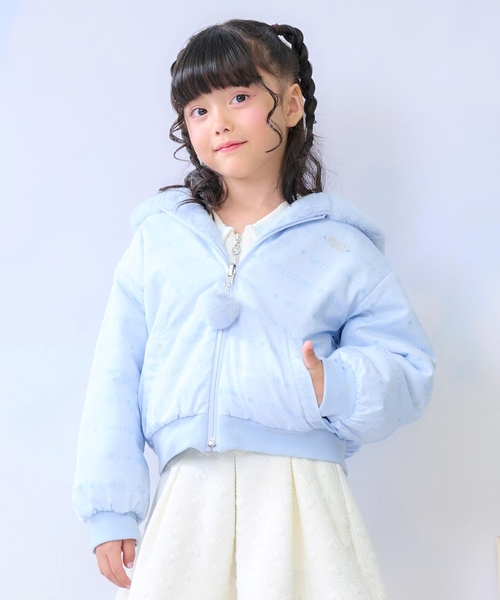 mezzo piano ブルゾン アウター リバーシブル フェイクファーブルゾン