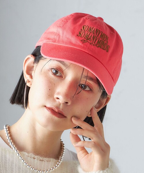 SHIPS（シップス） キャップ 帽子 刺繍 ロゴ キャップ 24FW レディース