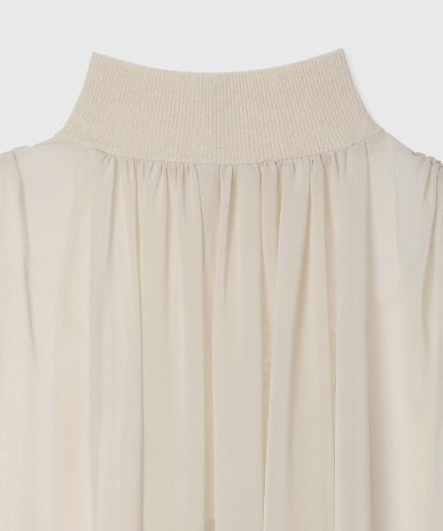 anuans（アニュアンス） ブラウス シャツ ジョーゼットフレアブラウス