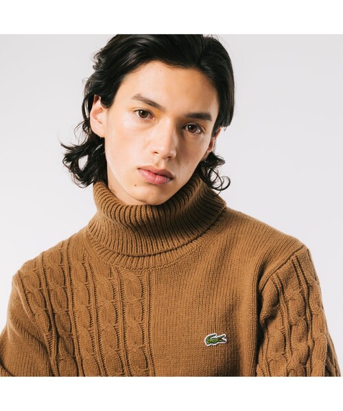 LACOSTE（ラコステ） セーター ニット アシンメトリータートルネック