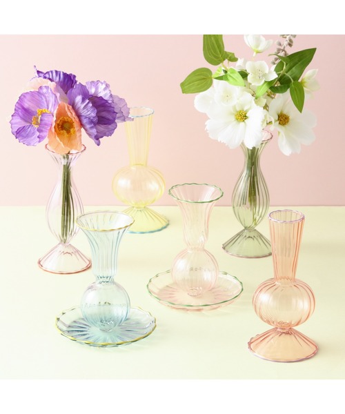 Francfranc（フランフラン） 花瓶 プチ カラフル フラワーベース