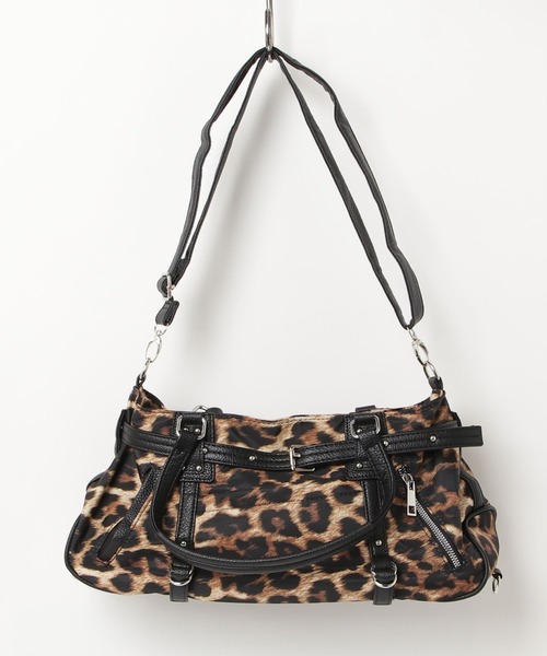 FREE STYLISTS ショルダーバッグ バッグ Y2K レオパードヒョウ柄